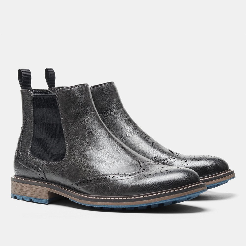 Men's Fashion Vintage Do-over Chelsea Boots - Image 6
