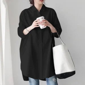 Women's Long Sleeve Loose Casual Irregular Top