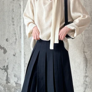 Retro Elegant Ribbon Texture Shirt For Women