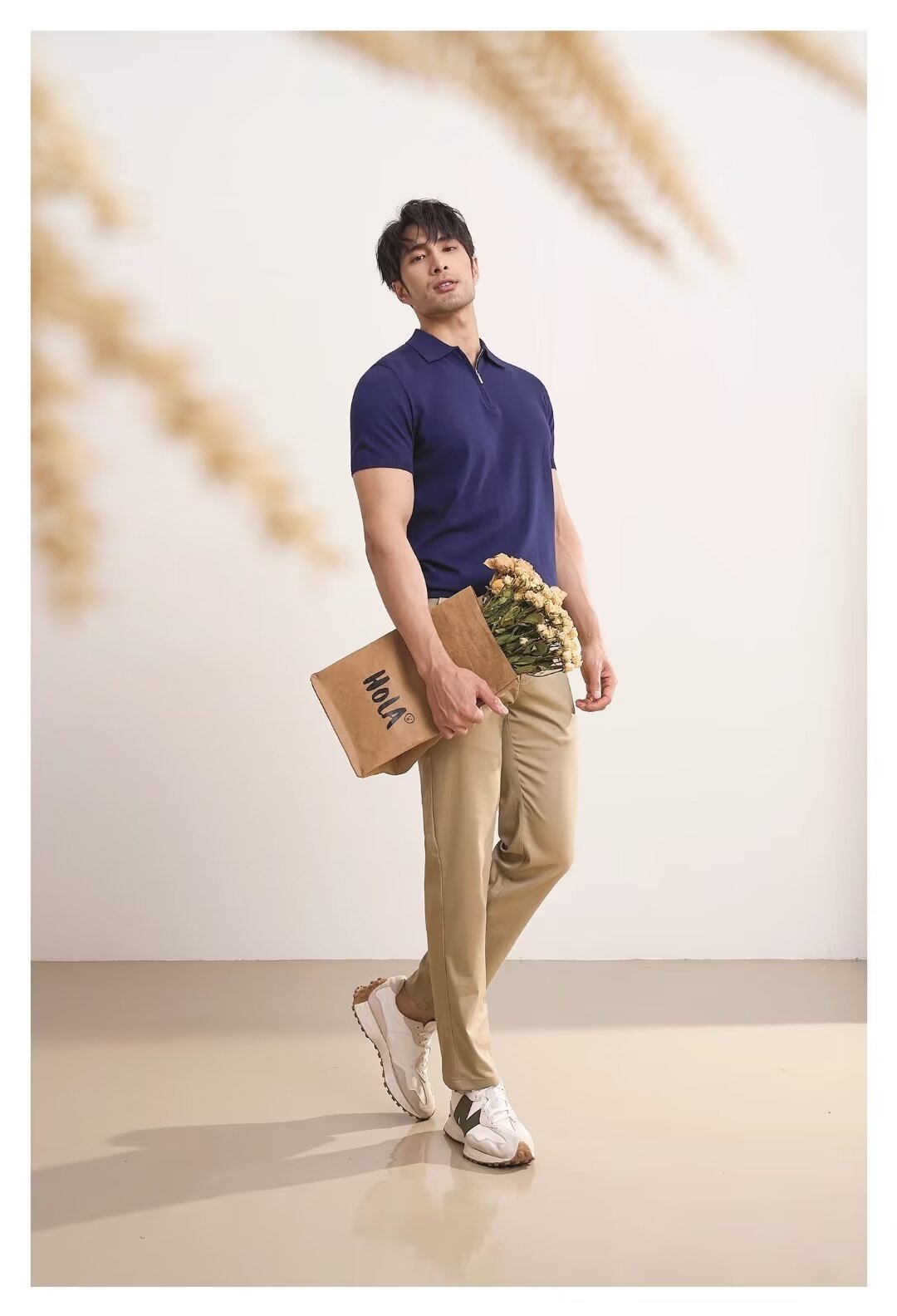 Light Luxury Zipper Polo Shirt Lapel Short Sleeve - Image 8