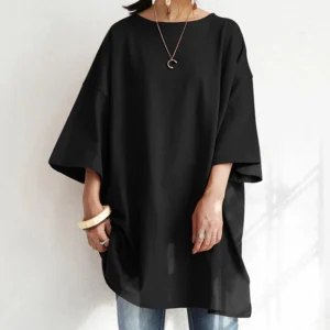 Personality Round Neck Loose Women's T-shirt